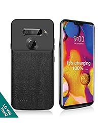 Newdery   Funda para LG V40 ThinQ, 5200 mAh, delgada, portátil, con bisel elevado, protección completa, solo para LG V40 ThinQ, color negro