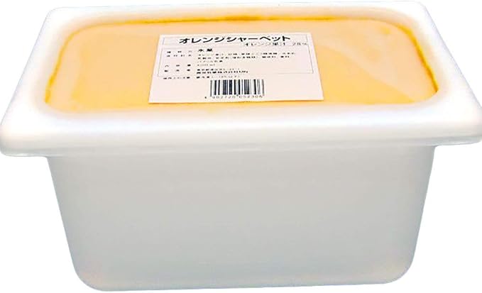 Amazon Co Jp 森永 アイスクリーム オレンジシャーベット 業務用アイス 4l Food Beverage Alcohol