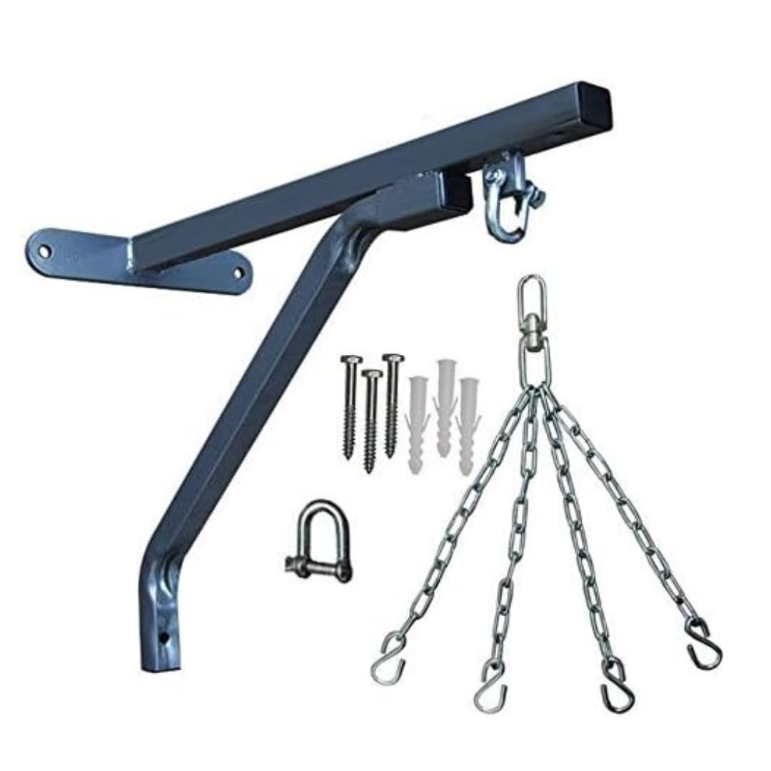 Aasta Boxing Bag Bracket with 4 Chains Steel Mount Hanging Stand Authen- Professional Punch Bag Wall Bracket