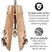 FootFitter High Heel Women Shoe Stretcher, Adjustable Shoe Stretcher for 3” to 6” Heels, Width Stretcher for Women Stilettos & Pumps (US 6.5-8) MEDIUM