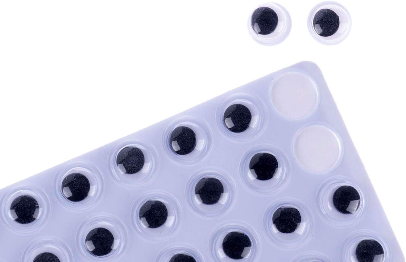 Glorex 6 2249 423 Wiggle Eyes Toy White, 12 mm/26 Stück - Image 3