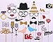 31-pieces Photo Booth Props For Wedding Party, Bridal Shower Photo Booth Props for Wedding Shower Party Supplies (Glued/No DIY Required)