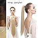 SARLA Ponytail Hair Extension Wrap Around Long Straight 24 Inch Synthetic Hairpiece for Women Medium Brown