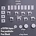Mybsafety Baby Safety Magnetic Cabinet Locks, No Tools or Screws Needed(8 Locks ,2 Keys)