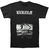 Burzum Men's When Night Falls T-shirt Black