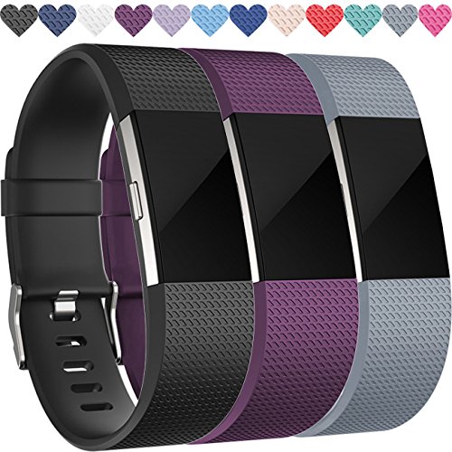 Replacement bands for fitbit charge 2, 3-pack fitbit charge2 wris…