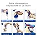 TSLIKANDO 5PCS Parachute Toy Tangle Free Parachutes Men Hand Throwing Solider Toys for Kids