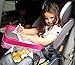 Kids Travel Tray - Car Seat Lap Tray for Children & Toddlers - Perfect Activity Snack & Play Tray for Short Road Trips or Long Journeys - Pink