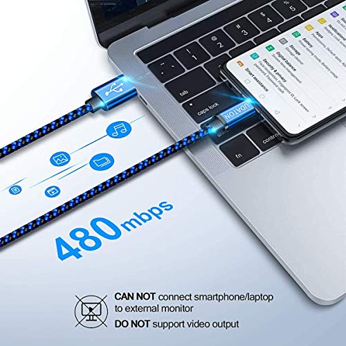 Micro USB Cable 10ft, Android Charger, USB C Cable, 3Pack Extra Long