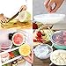 Silicone Stretch Lids Reusable Durable and Expandable Lids to Keep Food Fresh,Fit Various Sizes and Shapes of Containers Food Covers or Bowl Covers(WHITE)