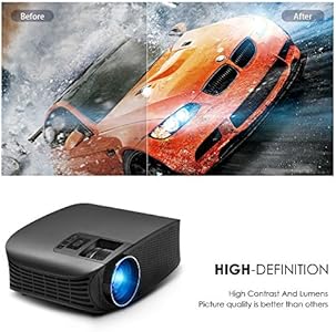 RocketPRO Video Projector : Quiet and amazing in daylight. Perfect dorm