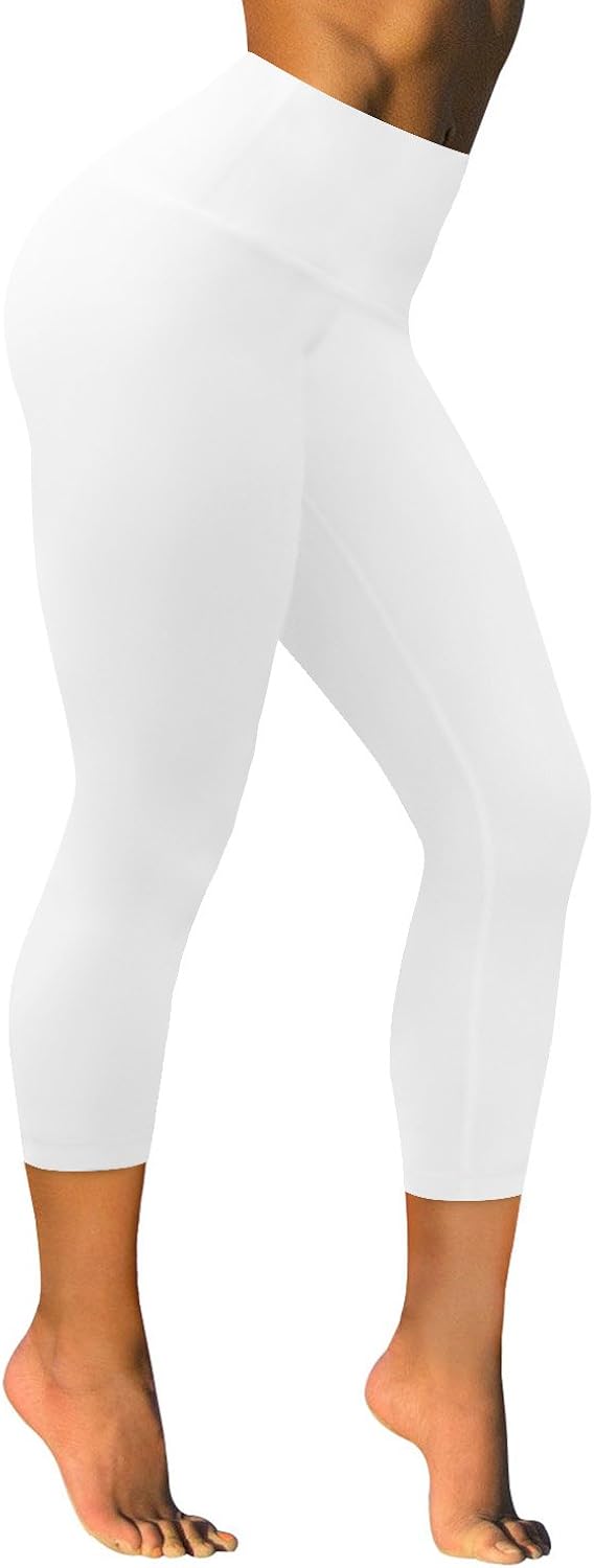 BUBBLELIME Yoga Capris Running Capris High Waist Tummy