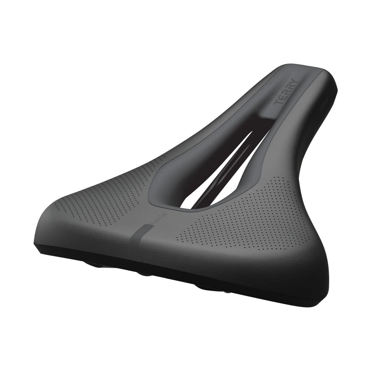 Terry Butterfly Exera Gel Max Women Bicycle Saddle in Black, Padding: Comfort Foam, Comfort Gel, Seat Width: 12 cm - 15 cm, 423 007 23