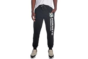 CAMPUS LAB Officially Licensed Jogger Sweatpants Unisex for Men & Women with Pockets Collegiate Team Logo Black Collection