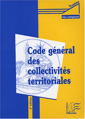 Code général des collectivités territoriales