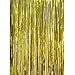 JOYIN Metallic Foil Fringe Shiny Gold Curtain with Two Bonus Fringe Garlands for Parties and Event Decorations Photo Booth Decorations