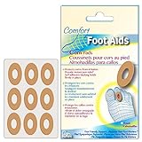 FootMatters Comfort Foam Corn Pads - Includes 9 pads - Protects & Provides Comfort for Corns & Calluses