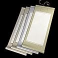 CA Society 4Pcs Japanese Scroll Blank Chinese Calligraphy Scroll Decorative Scroll Wall Hanging DIY Art Project Supply