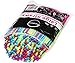 Plastic Drinking Straws 250 Count BPA-Free Multi-Colored Disposable Straws, Assorted - DuraHome (250 Pack)