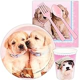 BirthdayExpress Rachael Hale Glamour Dogs Party Supplies - Snack Party Pack
