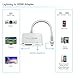 Valoin ZJW HDMI Adapter Converter 2 in 1 Plug for iPad iPod, Silver-A