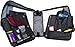 Case-it The Dual 2-in-1 Zipper Binder - Two 1.5 Inch D-Rings - Includes Pencil Pouch - Multiple Pockets - 600 Sheet Capacity - Comes with Shoulder Strap - Black Dual-101