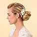 Bridal Hair Comb-Flower Side Comb Barrette Headpiece,Wedding Hair Accessories for Brides and Bridesmaids