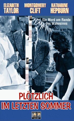 Plotzlich Im Letzten Sommer Vhs Katharine Hepburn Dame Elizabeth Taylor Montgomery Clift Mercedes Mccambridge Albert Dekker Gary Raymond Buxton Orr Malcolm Arnold Joseph L Mankiewicz Katharine Hepburn Dame Elizabeth Taylor Sam Spiegel