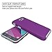 Galaxy J7 V 2017 Case,Galaxy J7 Perx Case,Galaxy J7 Prime/ J7 Sky Pro/Halo Case with Screen Protector,NiuBox Dual Layer Armor Shock Absorption Protective Phone Case for Samsung Galaxy J7V 2017-Purple