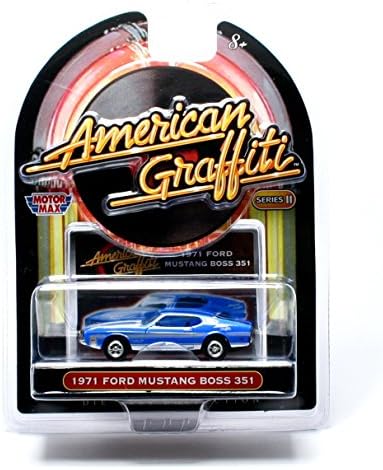 American Graffiti 1971 Ford Mustang BOSS 351 Series II 2007 Motor Max 1:64 Scale Die-Cast Collection Vehicle