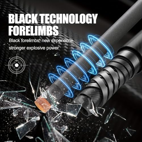 Billiard Cue Stick 9-ball 8-ball 1/2 Split Carbon Fiber Pool Cue 13MM Tip | Straightness,sweat-absorbent Grip, Stainless Steel Joint, Explosion-Proof,144cm 560g, with freebies tips chalks gloves glue