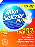 Alka-seltzer Plus Flu Citrus Effervescent, 20-Count (Pack of 2)