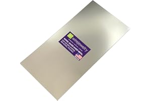 WireJewelry 24 Gauge 0.020 Dead Soft Nickel Silver Sheet Metal - 6x12 Inch