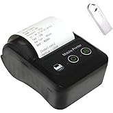 GZGYNADAST is NOT Compatible with iPhone iOS/IPAD/MAC,ONLY FIT Android/Windows,Bluetooth Thermal Receipt Printer 58mm,Wireless Portable mini Pocket Invoice Bill Ticket pos Printer for Small Business
