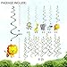 Jungle Animals Party Swirl Decorations - 30 Pack Hanging Swirl for Animals Party Supplies animal theme birthday party decorations, Multicolor