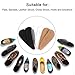 SQHT Orthotics Medial & Lateral Heel Wedge Silicone Insoles for Supination and Pronation, Corrective Adhesive Gel Shoe Inserts for Bow Legs, Foot Alignment, Knock Knee Pain (Transparent+Brown+Black)