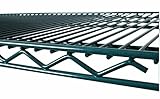 Commercial Green Epoxy Coated Wire Shelving 18 x 24