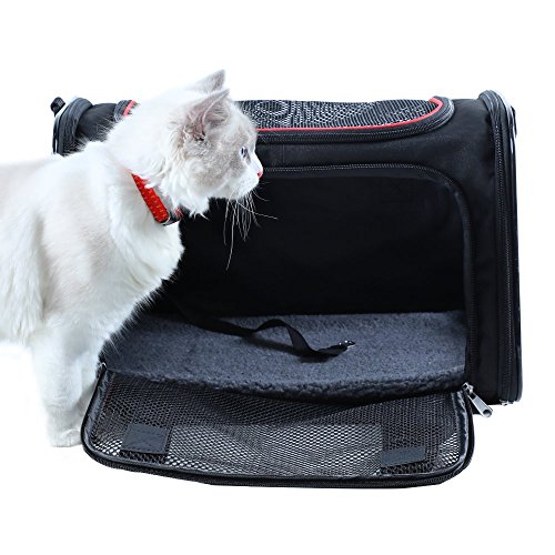 A4Pet Airline Approved Cat Carrier Dog Carriers, Removable SoftSided