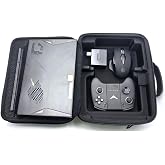 All in one Protective Bag Portable Storage Case Compatible with Onexplayer X1 X1 Pro Eva Hard Shell Case Storage Host Keyboard Stand Mouse Charger Grip Base (Black)