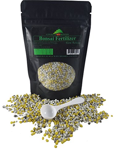 Bonsai Fertilizer - Slow Release - With Free 1g Scoop - Immediately fertilizes and then fertilizes over 2-3 months - Good For House Plants And Cactus (5 Ounce)
