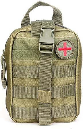 Kosibate(TM First Aid Bag Empty Tactical Medical Pouch EMT Emergency Survival Kit Outdoor Travel Molle Rip-Away EMT For IFAK Medical Multipurpose Waist Pack Military Utility kit