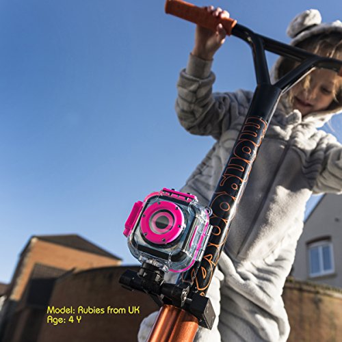 Prismtec Kids Camera Waterproof Digital Action Camera Manufacture HD Video Camera for Boy Girls Holiday Birthday Gift Learn Camera Toy Sport Camera with Games Bag Hand Leash Head Strap Funny Sticker