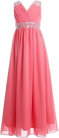 coral flower girl dresses amazon