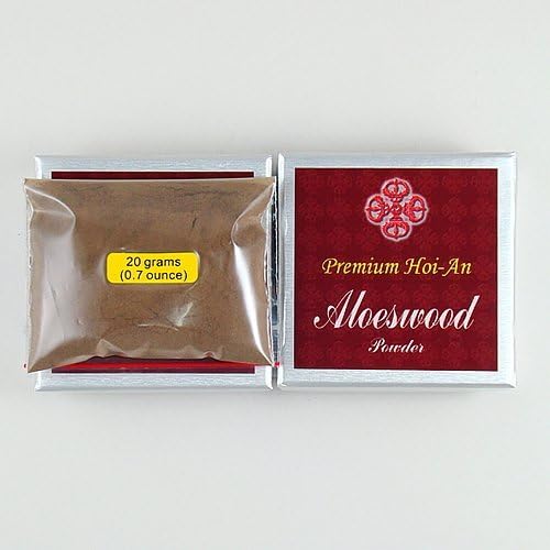 Bosen Incense Premium grade Vietnamese Hoi-An Aloeswood Powder - 20 grams Small Pack - 100% Natural - G028T