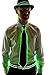 NEON NIGHTLIFE Light Up Fedora, Large, Green