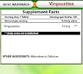 Best Naturals Vinpocetine, 10mg, 180 Vegi Capsules