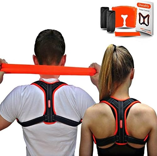 Premium Posture Corrector for Women & Men | Adjustable Brace to Support Upper Back, Shoulder & Clavicle | Extra Comfortable to Relief Back & Neck Pain