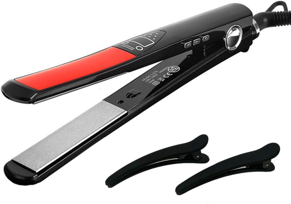 WANGXN Professional Hair Straighteners Portable Slim Hair Iron for Travelling Dual Voltage