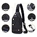 TINYAT Sling Bag Pack, Chest Shoulder Crossbody Hiking Backpack Sport Bicycle Rucksack School Daypack for Men Women T609