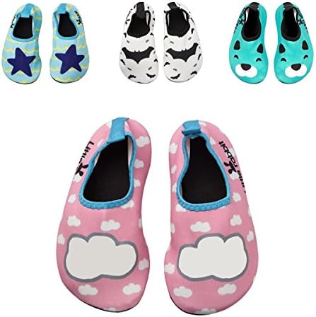 Barefoot Water Shoes for kids - Quick-Dry Water Shoes for kids Anti-slip and Lightweight For Beach Surf Pool Swim Yoga Aerobics (M:10-11 M Toddle, pink)